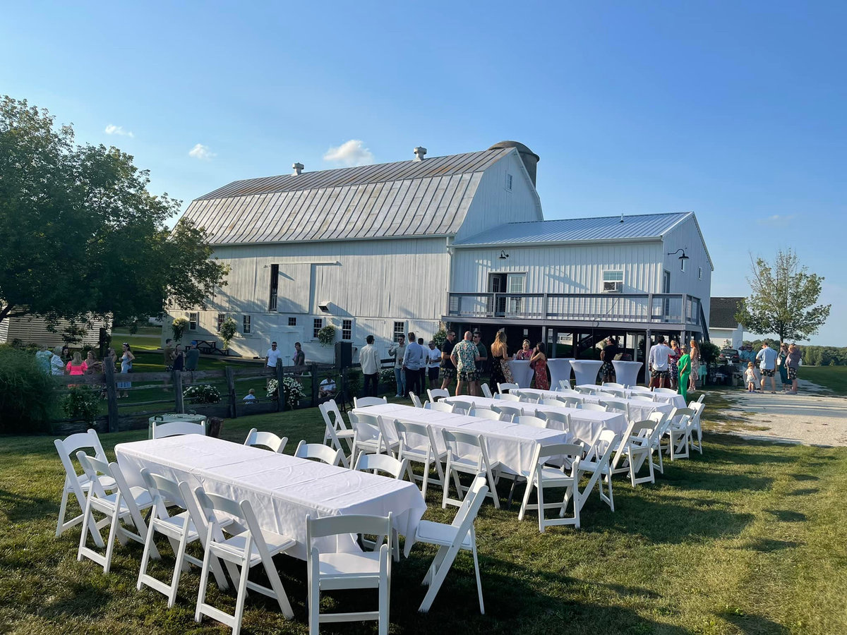 Rustic wedding barn and outdoor venue near Madison, Wisconsin